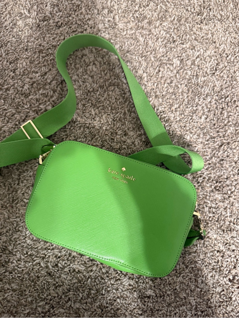 kate spade Green Crossbody Camera Bag